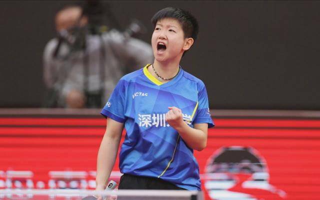 山东深圳会师乒超女团决赛 孙颖莎收获世乒赛门票